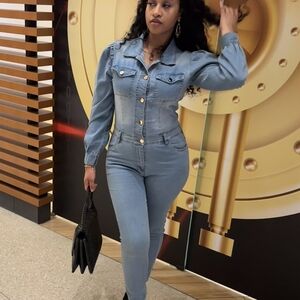 Stylish Denim Jumpsuit